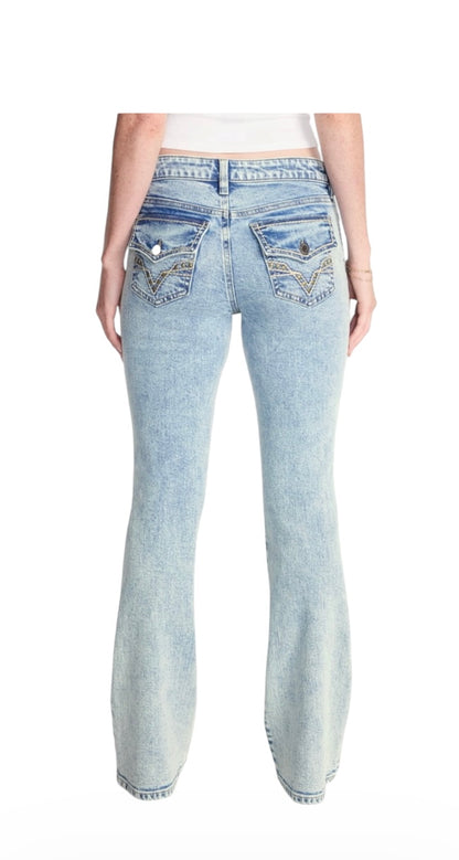 Extended Tab Bootcut Jeans for Women from No Boundaries