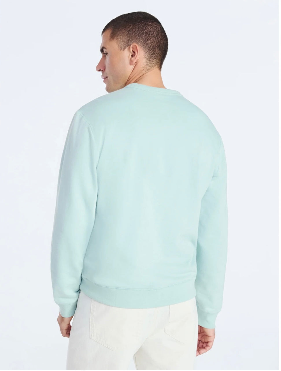 Free Assembly Men's Fleece Crewneck Sweatshirt with Long Sleeves