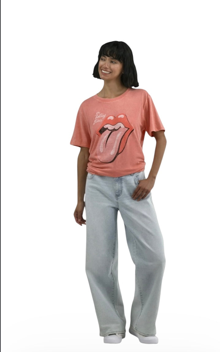 Women's Rolling Stones Graphic Tee from Time and Tru