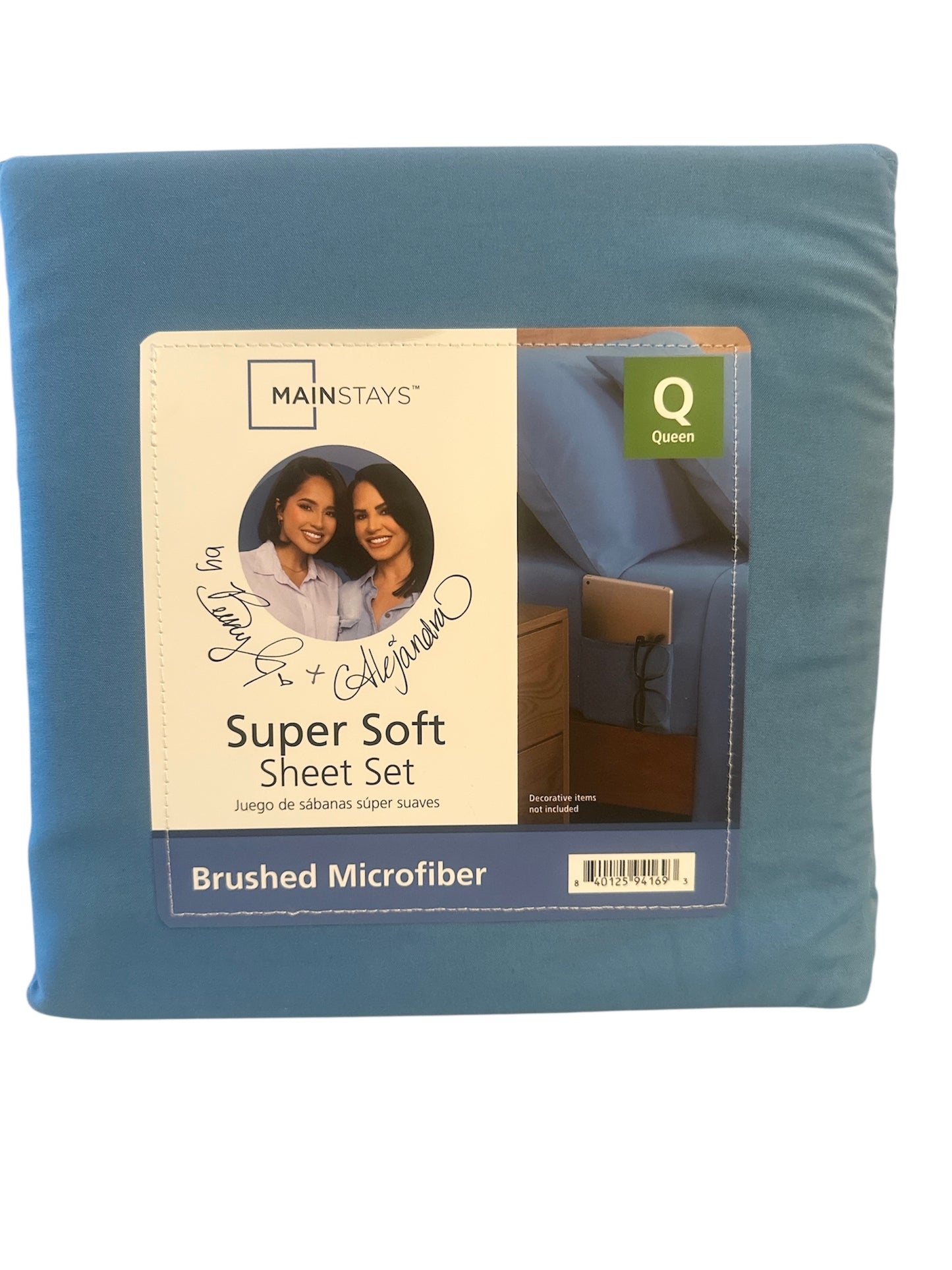 Mainstays by Becky G & Alejandra 4‑Piece Super Soft Microfiber Bed Sheet Set
