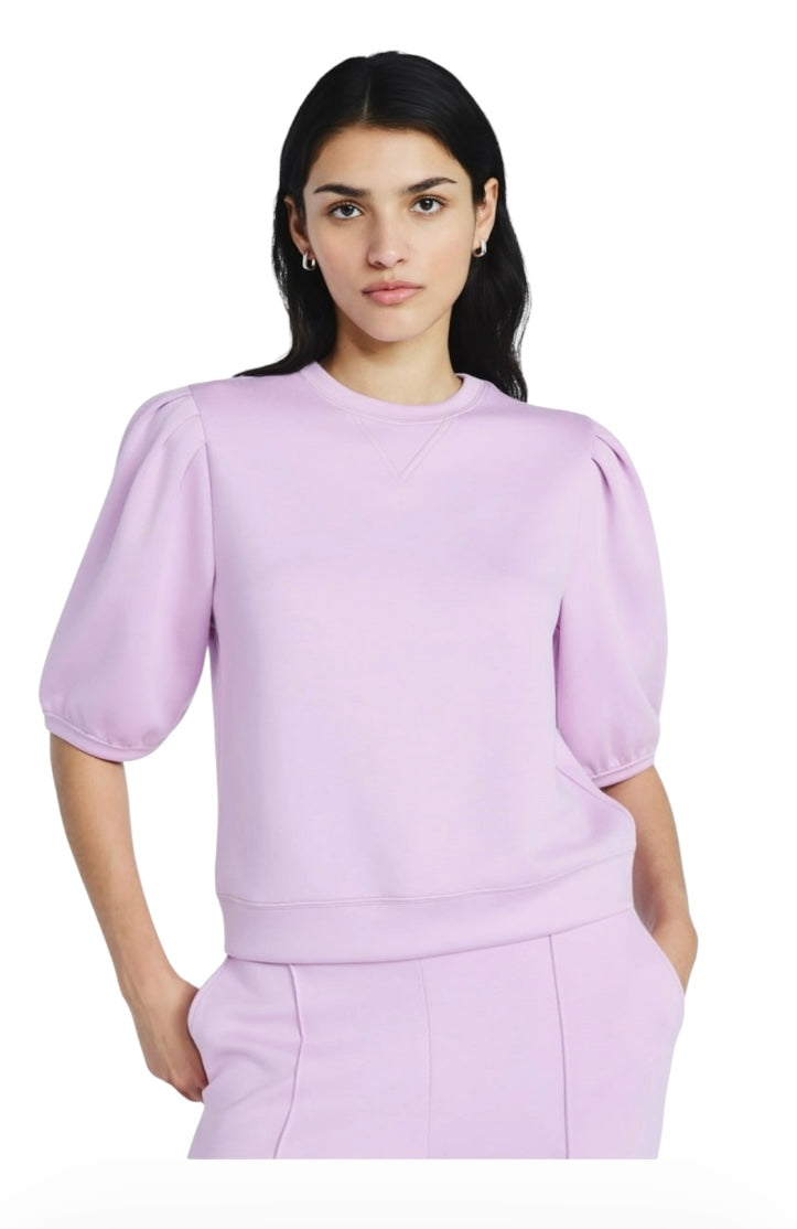 Scubaknit Pleated Sleeve Top for Women and Women’s Plus from Scoop