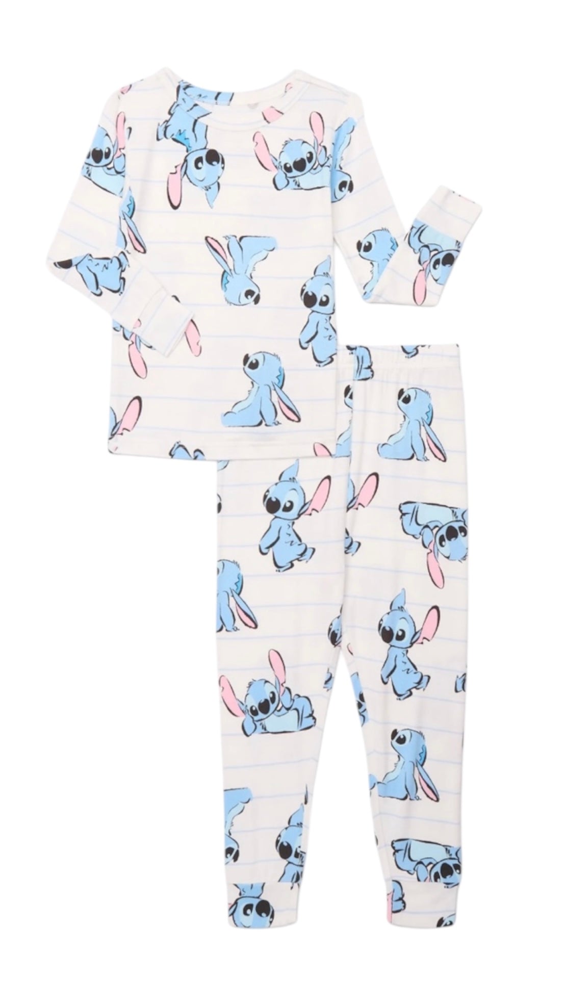 Stitch Girls’ 2‑Piece Pajama Set – Top & Pants