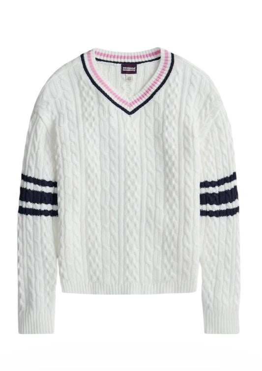 Girl’s Varsity Pullover Sweater from Weekend Academy