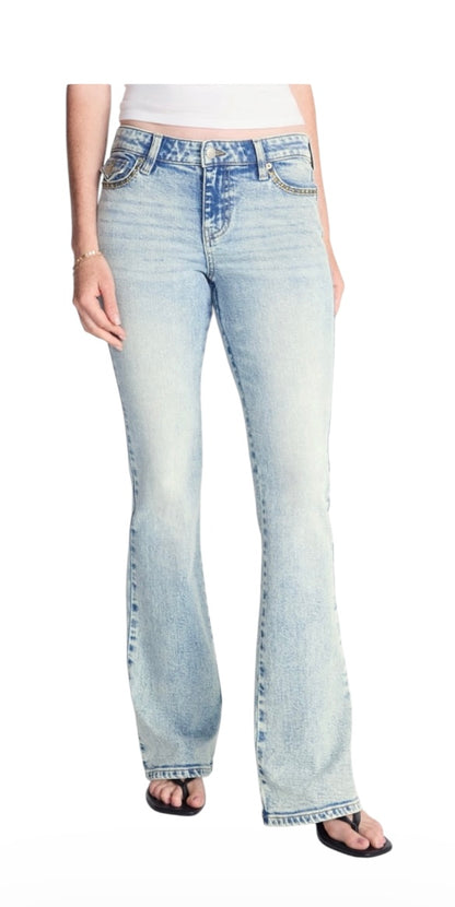 Extended Tab Bootcut Jeans for Women from No Boundaries