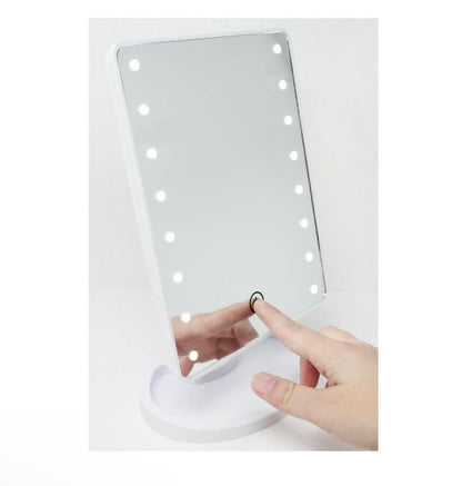 Onyx Professional Love Ellie “Amelia” LED Vanity Makeup Mirror – White