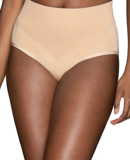 Women's Smoothing Seamless Brief Panty with Light Shaping from Vanity Fair Radiant Collection