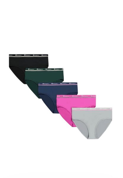The Champion Women’s Wear 360 Seamless High Cut Hipster 5 Pack