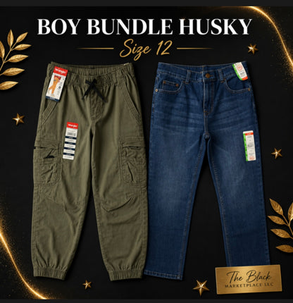 Boy Pant Bundle 12 Husky