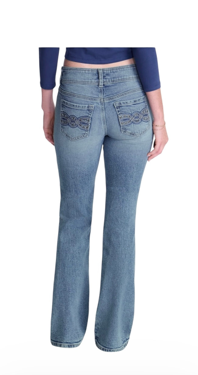 Extended Tab Bootcut Jeans for Women from No Boundaries