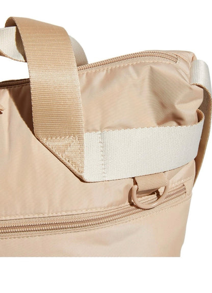 adidas Originals Puffer Shopper Tote Bag – Beige Logo