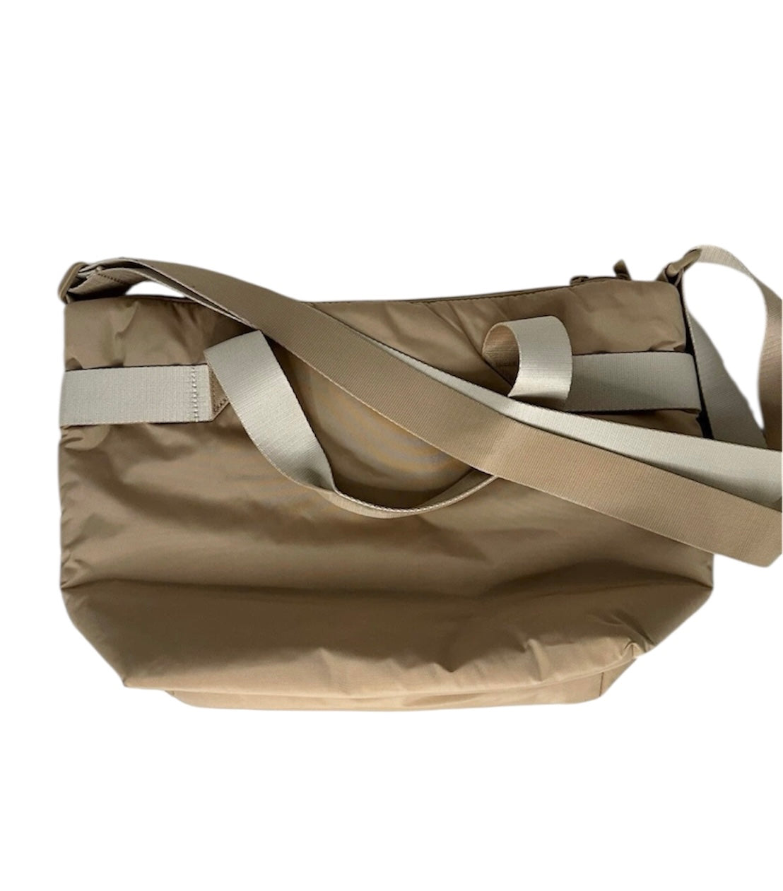 adidas Originals Puffer Shopper Tote Bag – Beige Logo