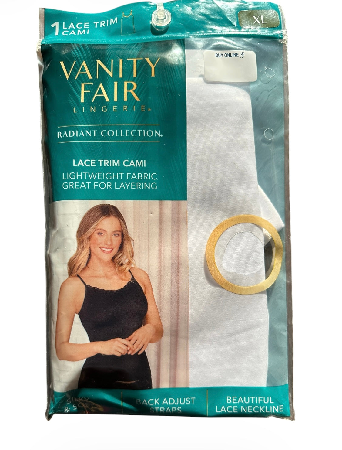 Women's Lace Trim Cami from Vanity Fair Radiant