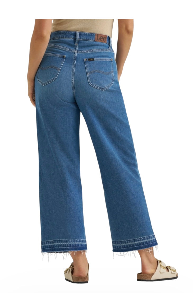 The Lee® Women's Heritage Wide Leg Crop Jeans