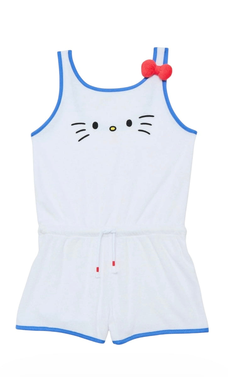 Girls’ Wonder Nation Hello Kitty Character Romper M(8)