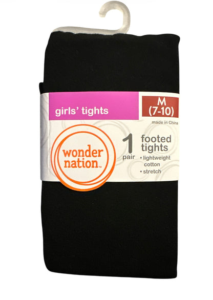 Wonder Nation Girls All Season Tights, 1-Pack