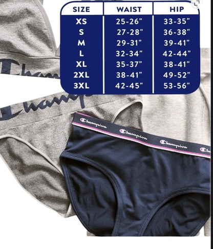 The Champion Women’s Wear 360 Seamless High Cut Hipster 5 Pack