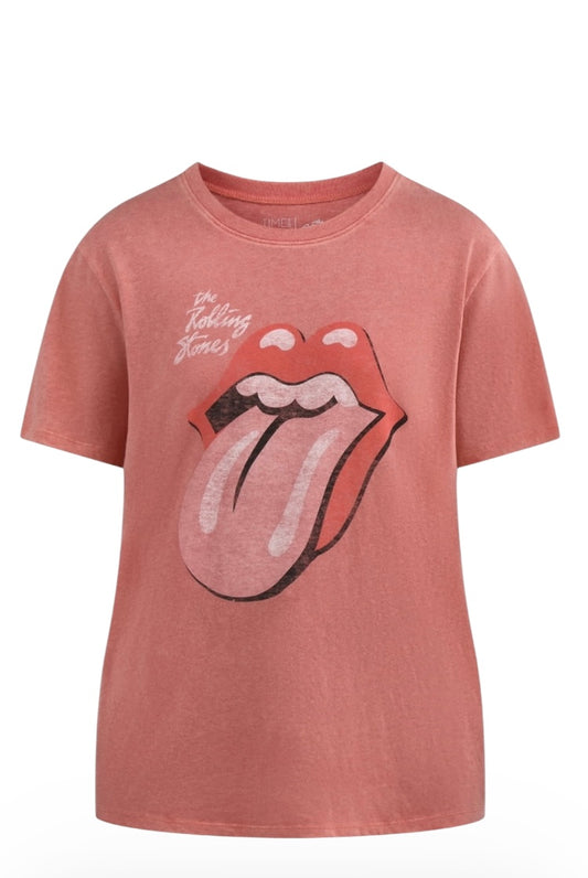 Women's Rolling Stones Graphic Tee from Time and Tru