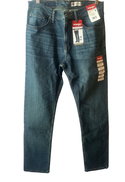 Wrangler Men’s Slim Straight Fit Jeans with Stretch