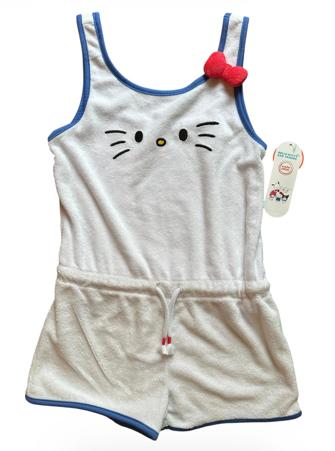 Girls’ Wonder Nation Hello Kitty Character Romper M(8)