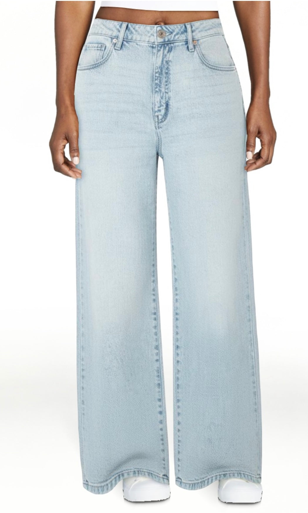 Celebrity Pink Women's and Women's Plus Baggy Wide Leg Jeans