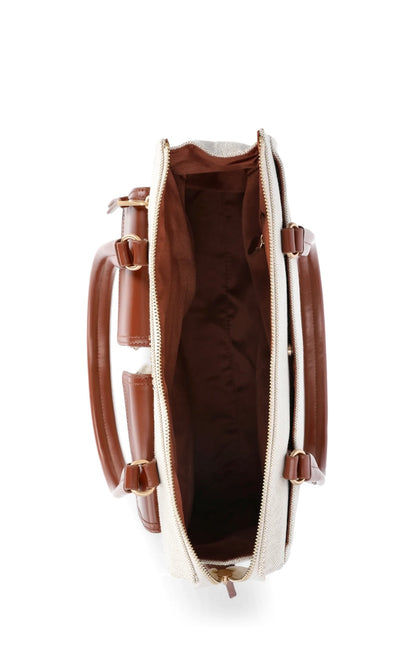 Vanessa Fiorelli Women’s Satchel – Natural