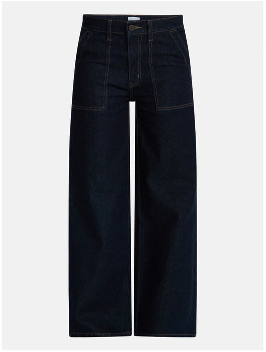 Time and Tru Women's Wide Leg Utility Trousers, 31" Inseam