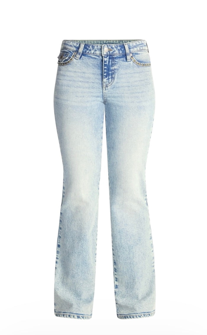 Extended Tab Bootcut Jeans for Women from No Boundaries