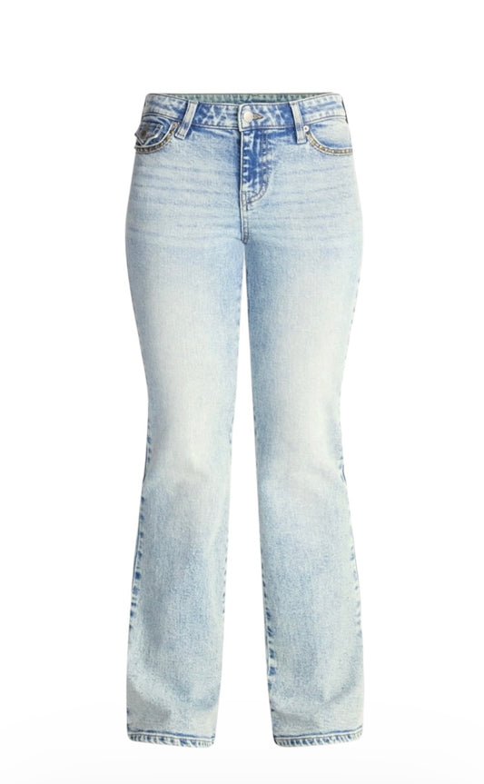 Extended Tab Bootcut Jeans for Women from No Boundaries