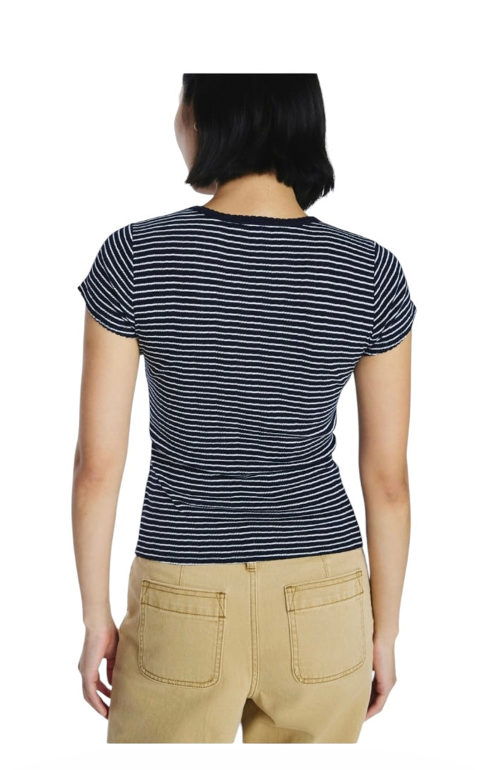 Pointelle Mini Tee for Women from Free Assembly