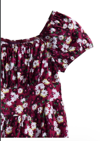 Girl’s Puff Sleeve Dress from Weekend Academy