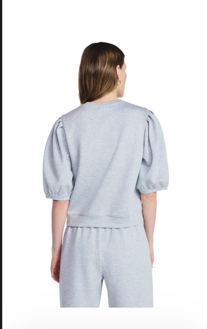 Scubaknit Pleated Sleeve Top for Women and Women’s Plus from Scoop