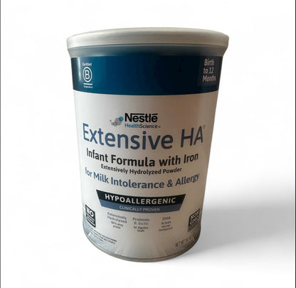 Extensive HA® Hypoallergenic Infant Formula with Iron, DHA & Probiotic – 14.1 oz