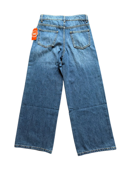 Wonder Nation Girls Baggy Wide Leg Jean, Size 10