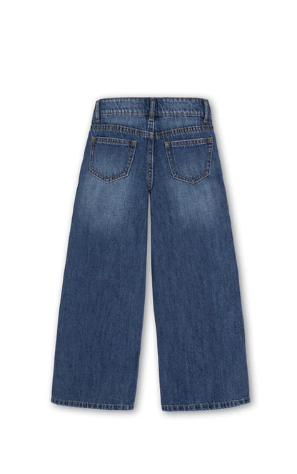 Wonder Nation Girls Baggy Wide Leg Jean, Size 10