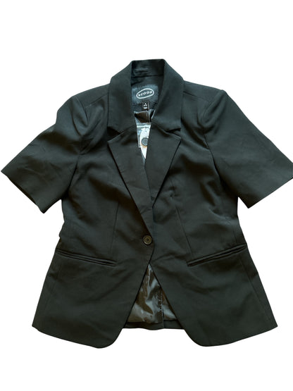 Scoop Women's and Women's Plus Short Sleeve Boxy Blazer