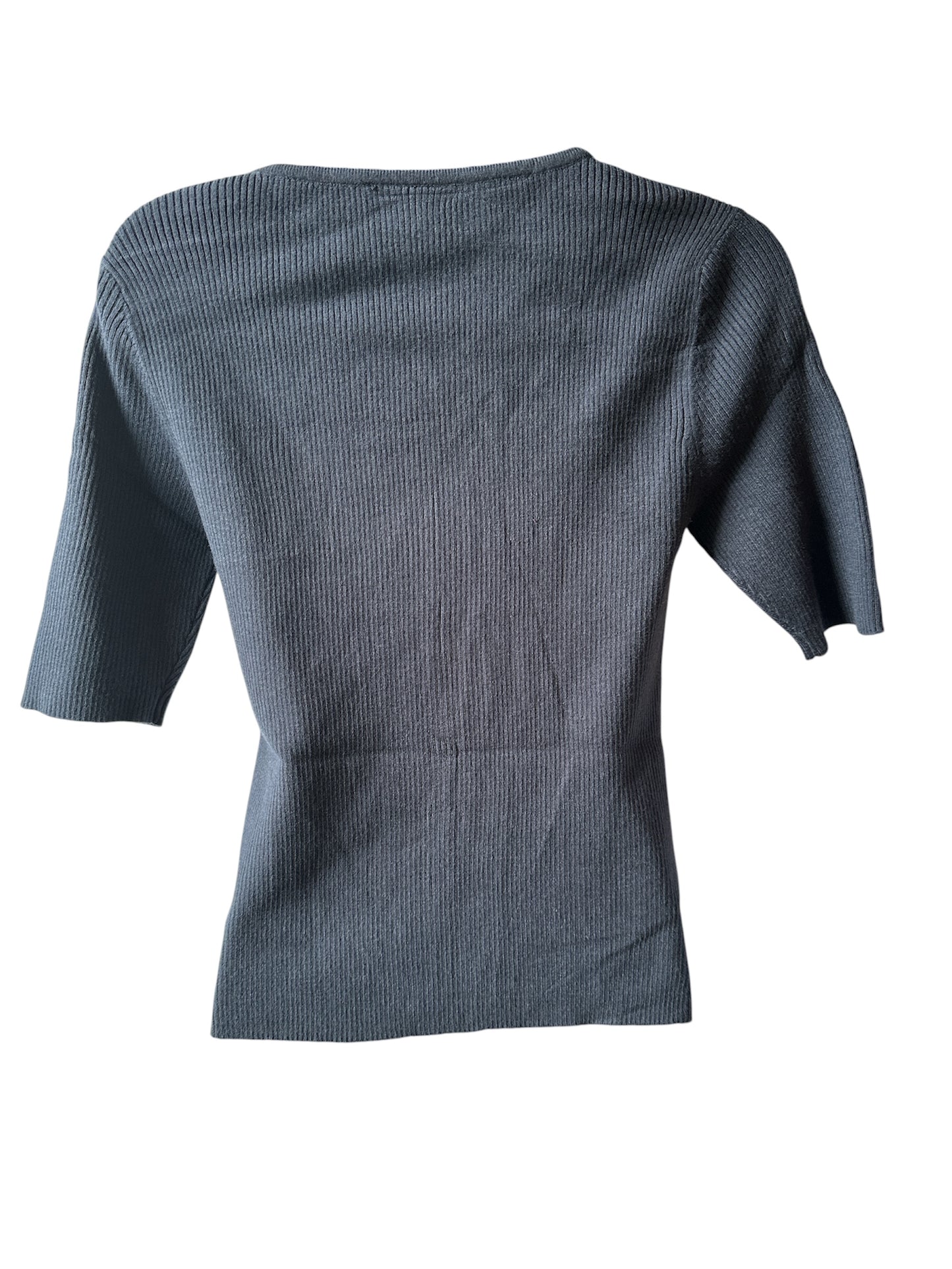 Scoop Women's Square Neckline Cardigan Sweater with Short Sleeves, Lightweight