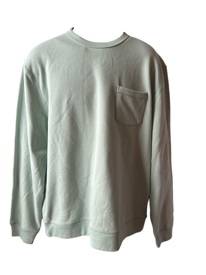 Free Assembly Men's Fleece Crewneck Sweatshirt with Long Sleeves