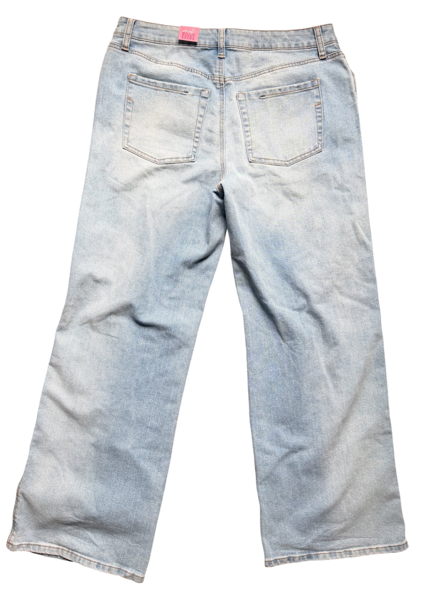 Mills by Millie Bobby Brown Women's Light Wash Boyfriend Jean