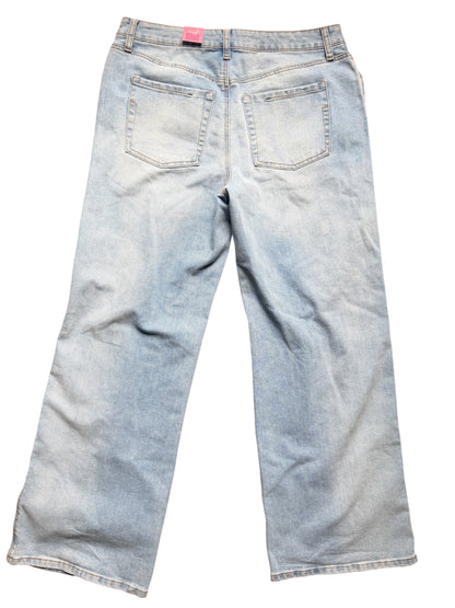 Mills by Millie Bobby Brown Women's Light Wash Boyfriend Jean