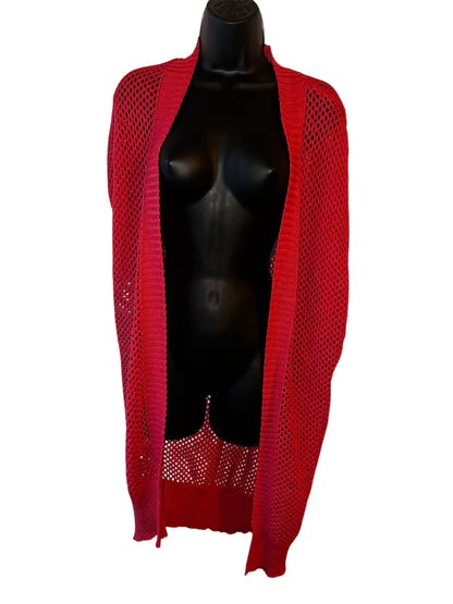 Open Front Crochet Ruana for Women from Time and Tru