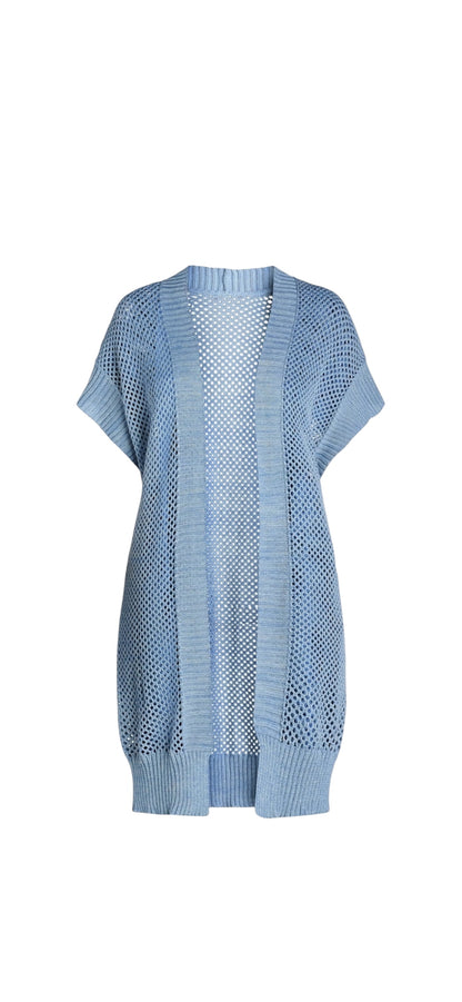 Open Front Crochet Ruana for Women from Time and Tru