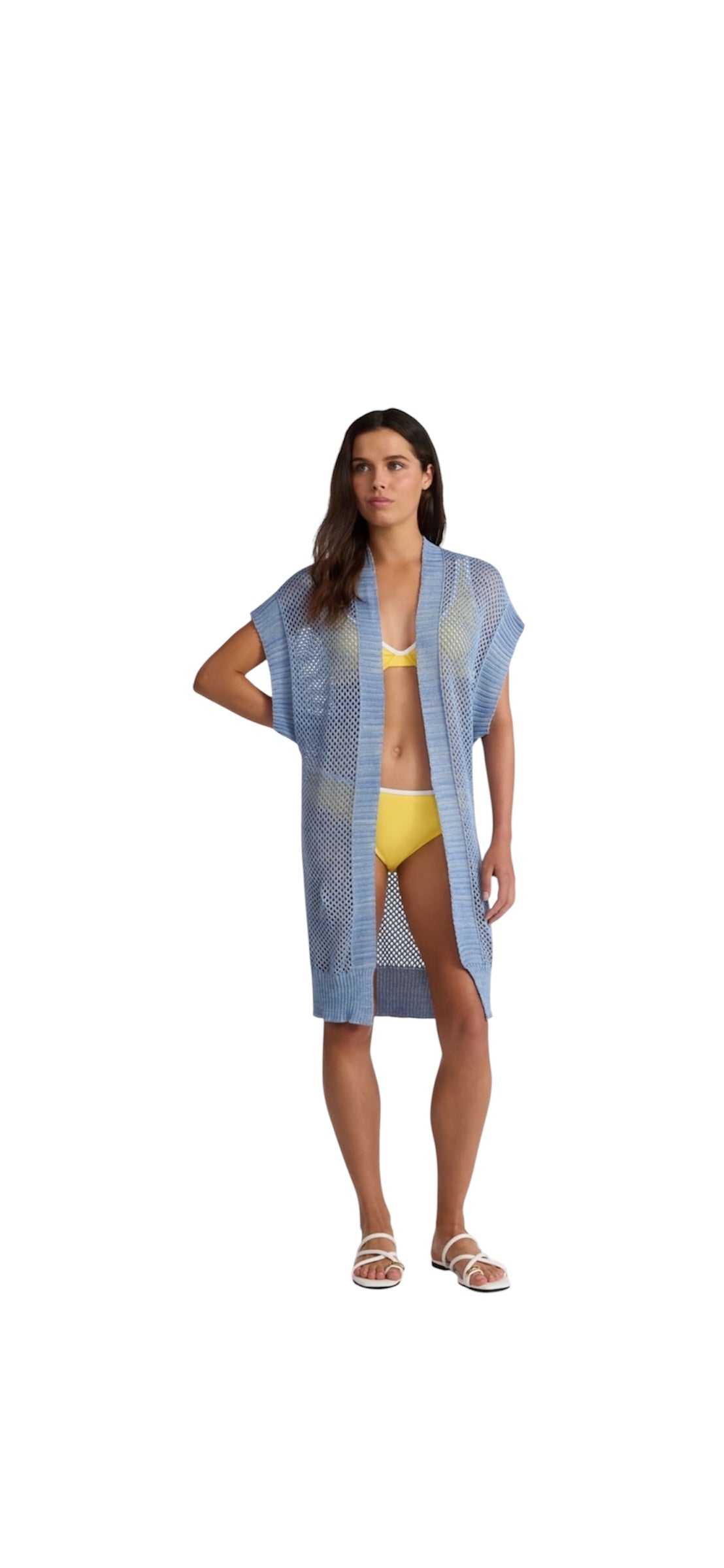 Open Front Crochet Ruana for Women from Time and Tru