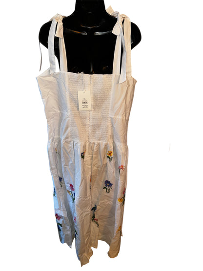 Embroidered Sleeveless Cotton Maxi Dress for Women from Free Assembly