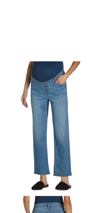 Women's Maternity Straight Leg Jeans from Time and Tru