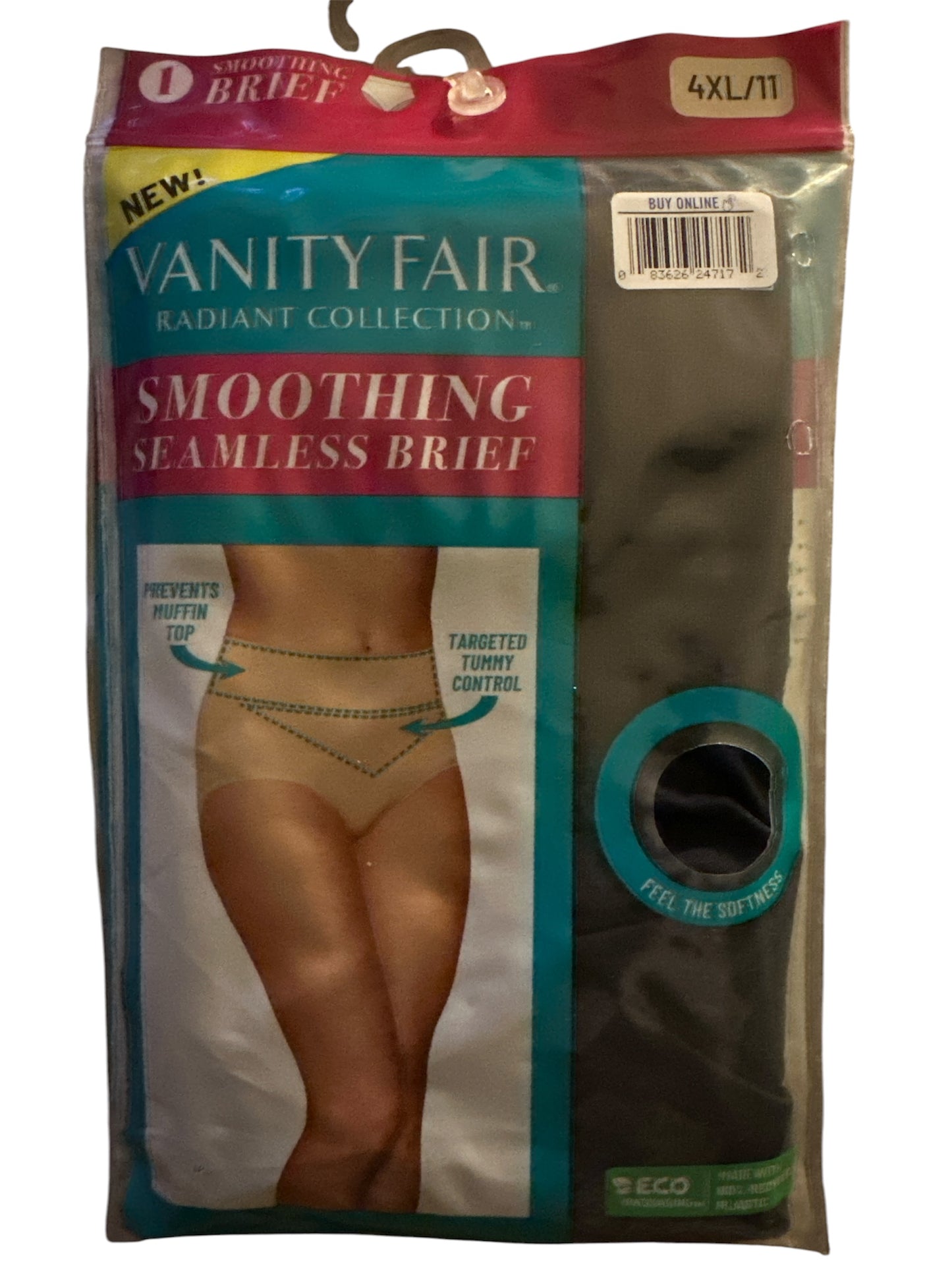 Women's Smoothing Seamless Brief Panty with Light Shaping from Vanity Fair Radiant Collection
