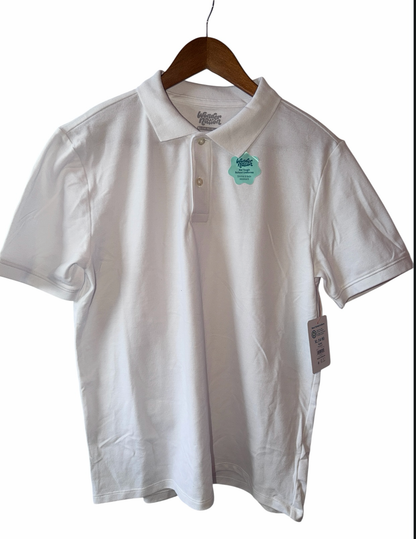Boys’ School Uniform Pique Polo Shirt from Wonder Nation