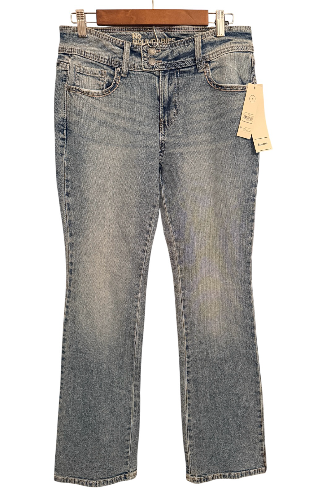 Extended Tab Bootcut Jeans for Women from No Boundaries