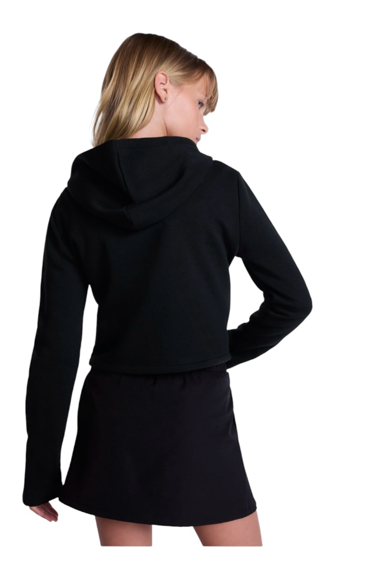 Girl’s Cropped Zip Up Hoodie from Weekend Academy