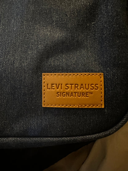 Levi’s Strauss Signature 17” Mens Fashion Backpack, Camo/Denim