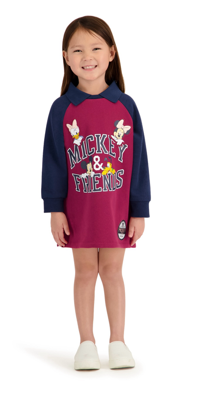 Minnie Mouse Toddler Girls Fleece Dress